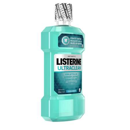 Listerine Listerine Antiseptic Ultraclean Cool Mint Mouthwash 16.91 oz., PK6 5244044